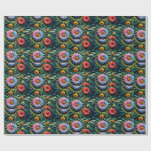 フローラ包装紙 ラッピングペーパー (フラット)