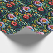 フローラ包装紙 ラッピングペーパー (角)
