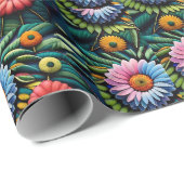 フローラ包装紙 ラッピングペーパー (ロールコーナー)