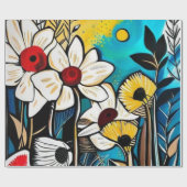 フローラ包装紙 ラッピングペーパー (フラット)