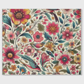 フローラ包装紙 ラッピングペーパー (フラット)
