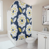 フローラ北欧スタイルシームレスパターン シャワーカーテン (インサイチュ)