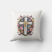 フローラ十字架 クッション (裏面)