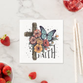 フローラ十字架 スタンダードカクテルナプキン (インサイチュ)