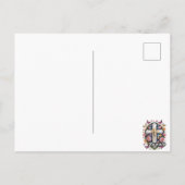 フローラ十字架 ポストカード (裏面)