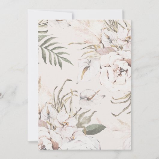 フローラ卒業党 招待状 (裏面)