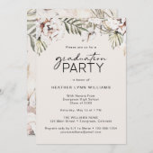 フローラ卒業党 招待状 (正面/裏面)