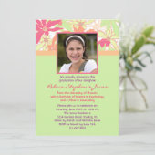 フローラ卒業写真招待状 招待状 (スタンド正面)