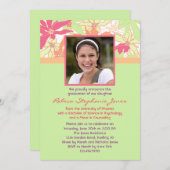 フローラ卒業写真招待状 招待状 (正面/裏面)