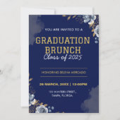 フローラ卒業式ブランチエレガントブレックファースト 招待状 (正面)