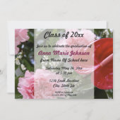 フローラ卒業招待状 招待状 (正面)