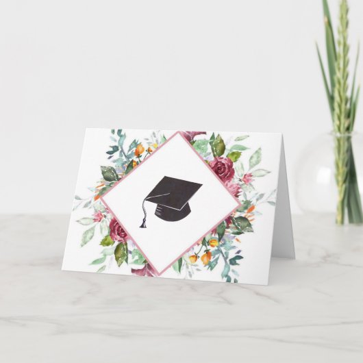フローラ卒業祝い カード (正面)