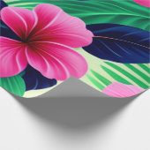 フローラ印刷パターン ラッピングペーパー (角)