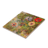 フローラ印象派絵画者の – Claude Monet タイル (側面)