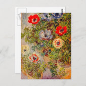フローラ印象派絵画者の – Claude Monet ポストカード (正面/裏面)