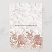 フローラ及びレースブライダルシャワーアドバイスfor Bride アドバイスカード (裏面)