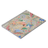 フローラ及び葉状パターン ノートブック (左側)