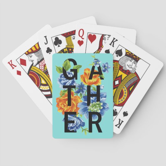 フローラ収集引用文 トランプ (裏面)