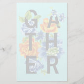 フローラ収集引用文 便箋 (正面)