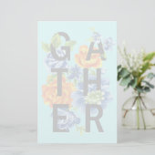 フローラ収集引用文 便箋 (スタンド正面)