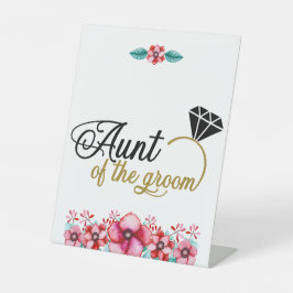 フローラ叔母 台座サイン