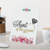 フローラ叔母 台座サイン (インサイチュ)