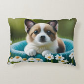 フローラ可愛い小犬 アクセントクッション (裏面)