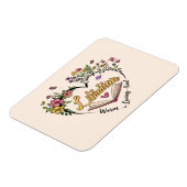 フローラ司書ハート マグネット (左側)