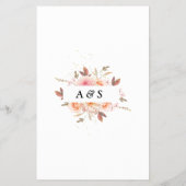 フローラ名そのスパイスブライダルシャワーゲームカード チラシ (裏面)