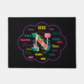 フローラ名ナナ ドアマット (正面)