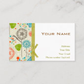 フローラ名ファンキー刺 名刺 (裏面)