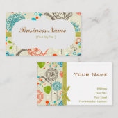 フローラ名ファンキー刺 名刺 (正面/裏面)