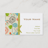 フローラ名ファンキー刺 名刺 (裏面)