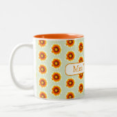 フローラ名先生評価の年度末 ツートーンマグカップ (左)