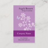 フローラ名刺バタフライ 名刺 (正面)