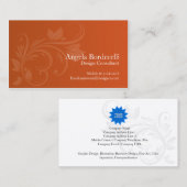 フローラ名刺フローラ旋回1 名刺 (正面/裏面)