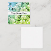 フローラ名刺 スクエア名刺 (正面/裏面)