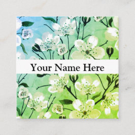 フローラ名刺 スクエア名刺