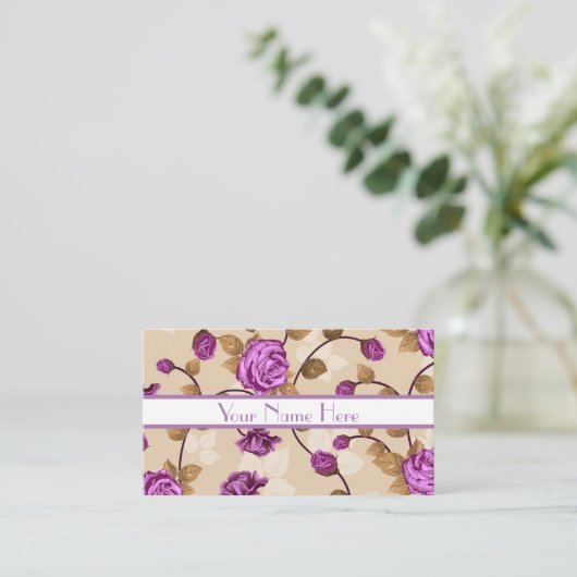 フローラ名刺 名刺 (スタンド正面)