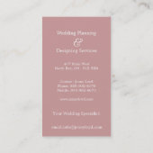 フローラ名刺 名刺 (裏面)