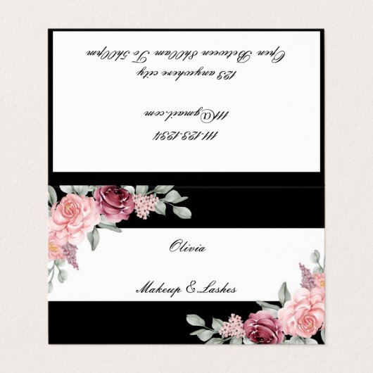 フローラ名刺 名刺 (外部フラット)