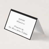 フローラ名刺 名刺 (裏面)