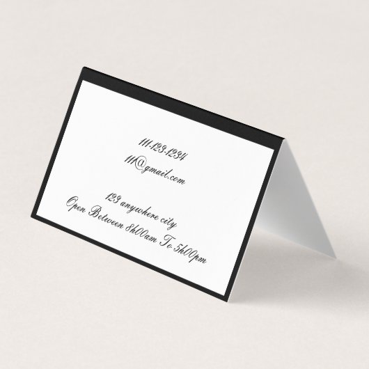 フローラ名刺 名刺 (裏面)