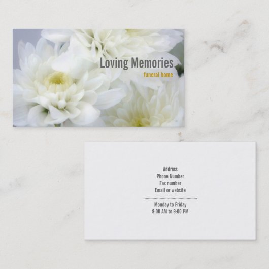 フローラ名刺 名刺 (正面/裏面)