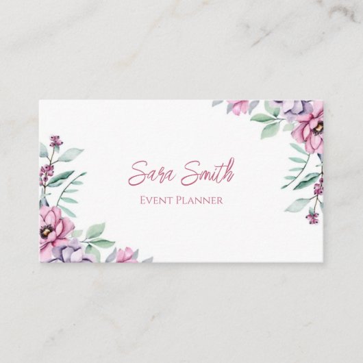 フローラ名刺 名刺 (正面)