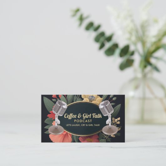 フローラ名刺 名刺 (スタンド正面)