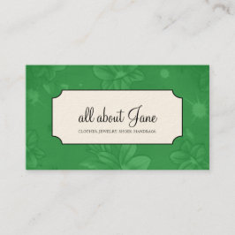 フローラ名刺 名刺