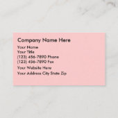 フローラ名刺 名刺 (裏面)