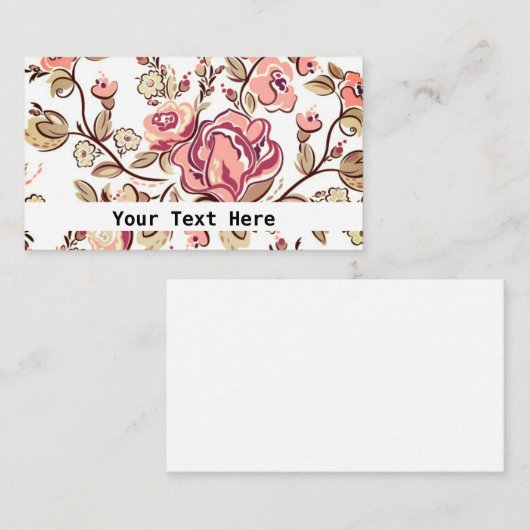 フローラ名刺 名刺 (正面/裏面)