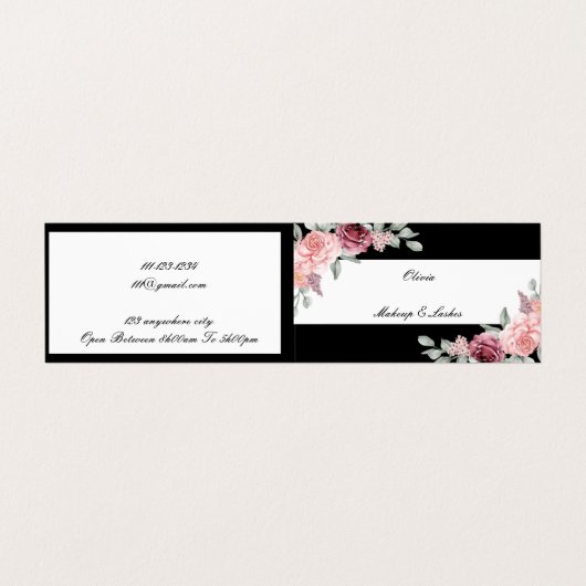 フローラ名刺 名刺 (外部フラット)